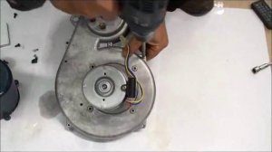 Ремонт котла Kiturami KRM 30   Замена двигателя горелки