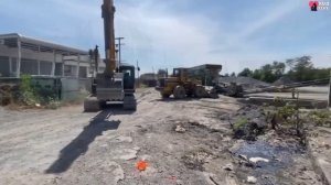 People rescue a stray dog stuck in melted rubber! She was lying still and crying