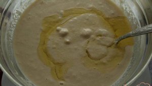 Дрожжевые блины с манкой