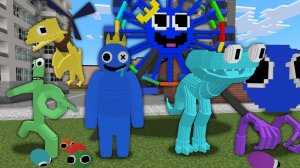 Новый мод РАДУЖНЫЕ ДРУЗЬЯ 2 в МАЙНКРАФТ ! RAINBOW FRIENDS 2 ADDON MINECRAFT PE MOD