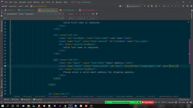Laravel 8 - Class 03 - Layouts Using Components, HTTP Requests, Form Validation смотреть онлайн