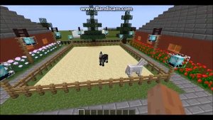 Как построить конюшню в Minecraft