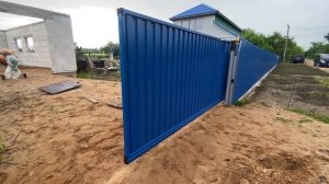 Откатные ворота ширина проема 5м автоматика алютех