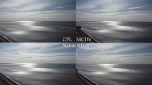 DJI Mavic Mini ND Filter Footage Comparison Review ND4 ND8 CPL MCUV