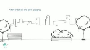 Renee's Daily Routine- Present Simple (Third Person Singular)