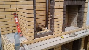 Уличная печь мангал барбекю с коптильней