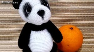 Амигуруми: схема Панда. Игрушки вязаные крючком - Free crochet patterns.