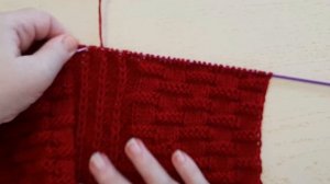 Легкий комбинированный узор для начинающих мастериц. Для вязания  жилеток, свитеров  и детских вещей