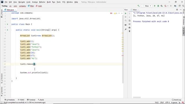 Remove arraylist item in Java-Java programming for beginners смотреть онлайн