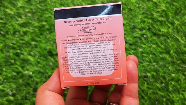 Neutrogena Bright Boost Gel Cream review | RARA | skin Brightening hyperpigmentation day cream