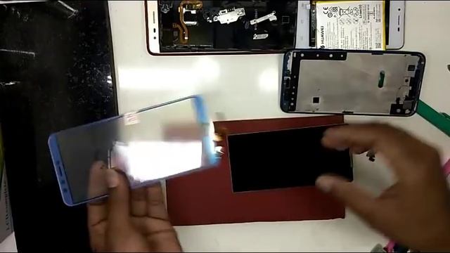 Honor 9 Lite damage touch glass change*** easy way with oca** смотреть онлайн
