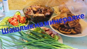 Быстрый маринад мяса для шашлыка в минералке.