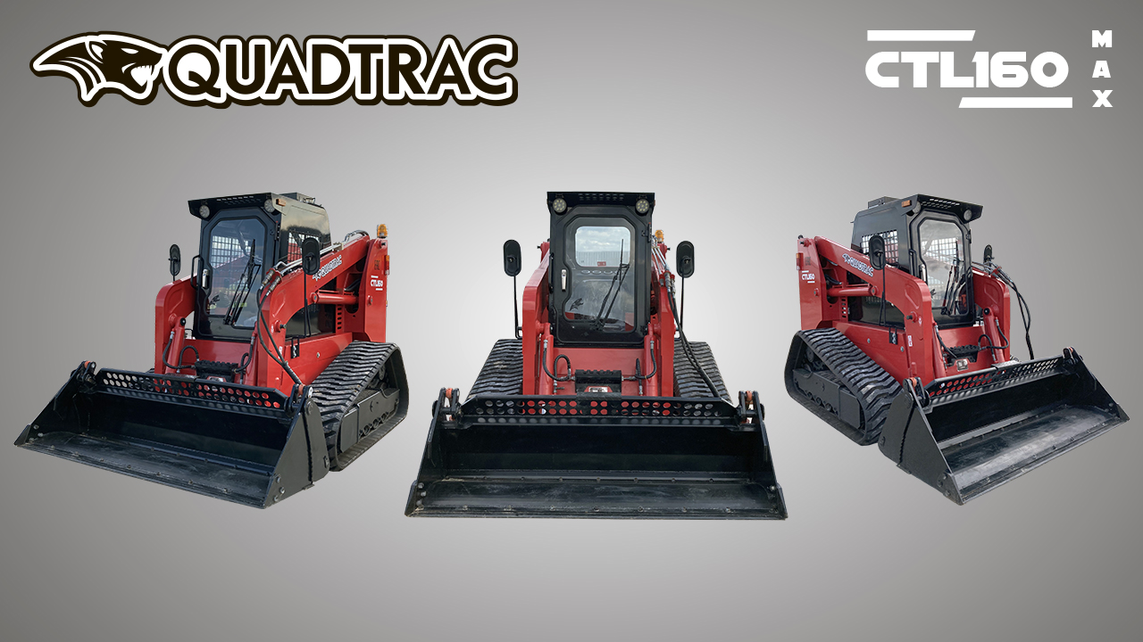 Гусеничный минипогрузчик с бортовым повортом QUADTRAC CTL160 MAX 140 л.с.