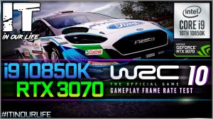 WRC 10 | i9 10850K + RTX 3070 | Gameplay | Frame Rate Test | 1080p, 1440p, 2160p