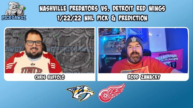 Nashville Predators vs Detroit Red Wings 1/22/22 NHL Free Pick Free NHL Betting Tips