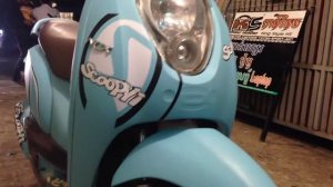 Top motor honda scoopy i 110 auto good color the design it