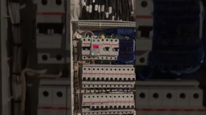 Щит на 36 модулей собран и подключён