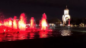 Парк победы фонтаны. 3 мая 2021 Москва