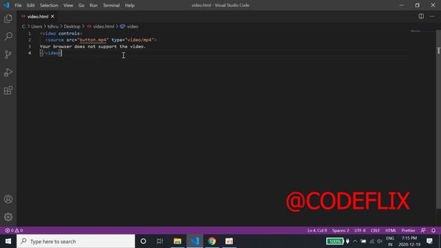 HTML Video Tutorial - How to Use Video Tag in HTML and Its Properties