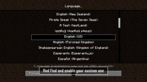 Add a Custom Language to Minecraft! - splash text, translations and custom languages 1 14+