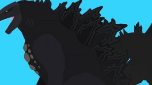 Godzilla 2014 vs Godzilla 2019 vs Godzilla 2021 (stick nodes animation)