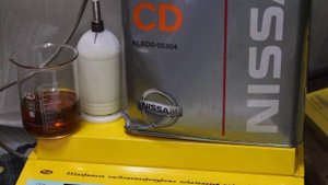 Масло NISSAN DIESEL 5W-30 CD проверка CCS при.. -30гр.