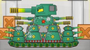 Все Серии про РОБО-МЕХА и МОЩНОГО КВ44 - Мультики про танки