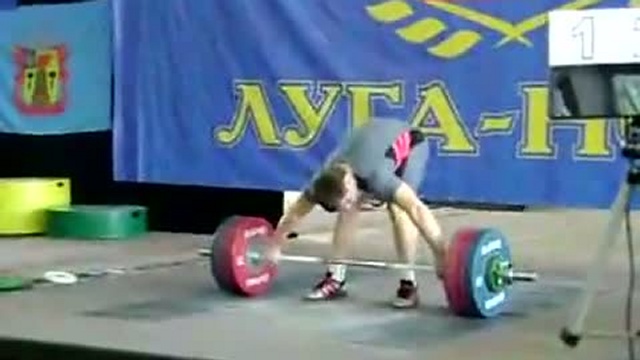 Иванов Артем, рывок 172 кг, Чемпионат Украины 2009, в/к до 94 кг смотреть онлайн