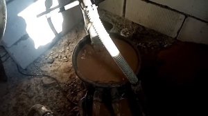 скважина в СНТ Ивушка. Абисинка 11 метров в строящемся доме.