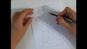 Как нарисовать Снежную королеву