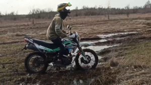 не большой прохват по полю,на racer panther 250 и bse z1