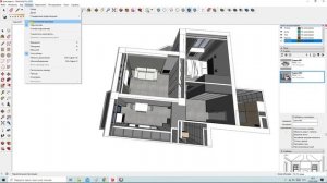 Сцены в SketchUp 2020. Сечения, углы обзора и видимость слоёв.