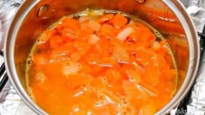 Пюре из моркови и риса