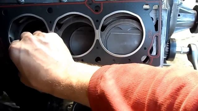 Опель Омега сборка двигателя новые прокладки ГБЦ®️ смотреть онлайн