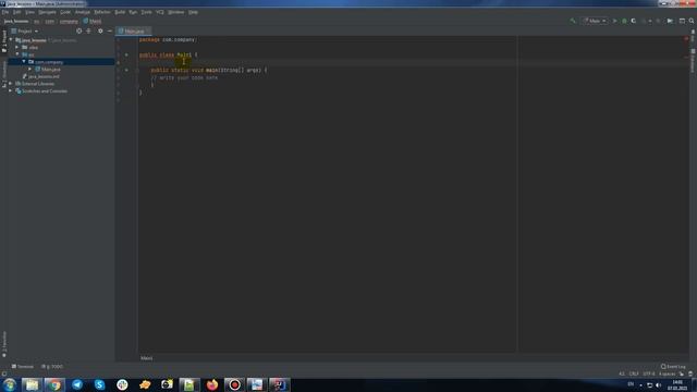 1. Создание и запуск первой программы на Java смотреть онлайн