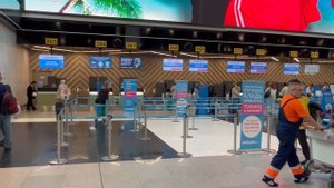 Стойки регистрации Победа Шереметьево сдача багажа