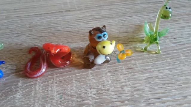 Моя коллекция стеклянных фигурок. // Ручная работа. смотреть онлайн