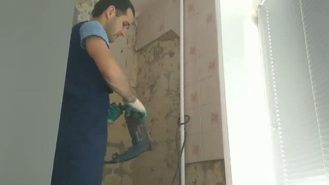 Демонтаж плитки на кухни быстро и качественно 16х смотреть онлайн