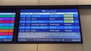 NY Penn Station’s Moynihan Train Hall Safety + Amtrak Boarding Automated Announcements: (07/20/2022