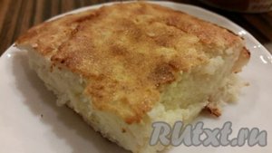Творожная запеканка с рисом