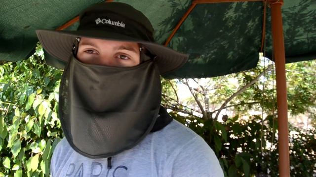 Обзор на панама с алиэкспресс с закрытием шеии и лица для особо жаркого похода Columbia из Китая смотреть онлайн