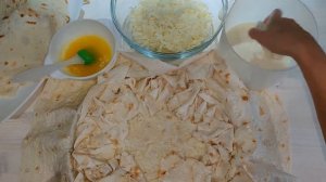 Сабурани или ачма из лаваша