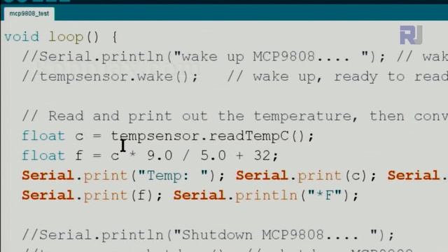 Lesson 32: MCP9808 High Accuracy I2C Temperature Sensor | Arduino Step By Step Course смотреть онлайн