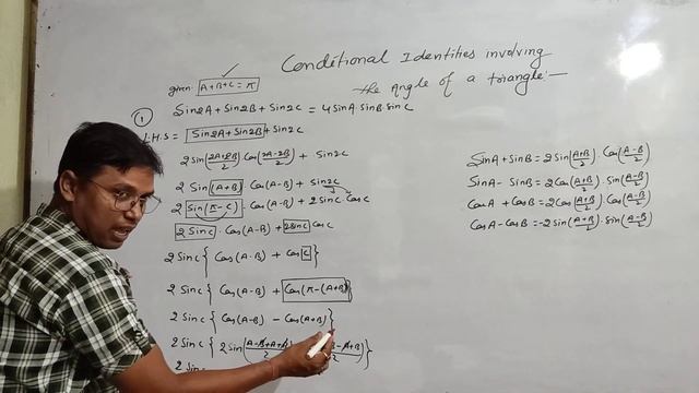Trigonometry-10||Coditional identity||Class-11 ||GIT CLASSES||By Gyan Sarowar Sir#education #jee