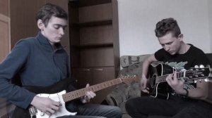 Still got the blues (Кавер на гитарах. Cover)/Репетиция.