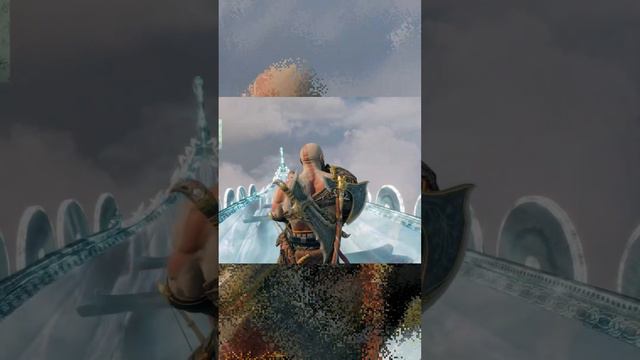 Тот самый летучий корабль в игре God Of War Ragnarok