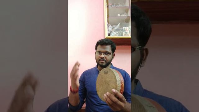 Kanjira Fingering Lesson by  Sunil kumar in Adhi Thalam  Basic notes in Kanjira