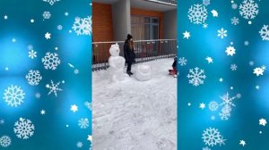 Анастасия Шубская покатала младшего сына на санках и показала как резвится старший Сережа