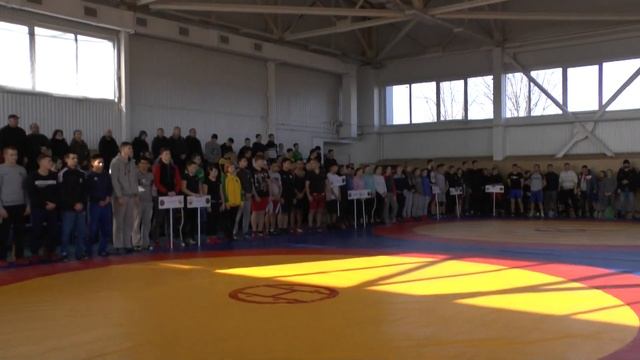 Открытие первенства Краснодарского края по вольной борьбе молодёжь. смотреть онлайн