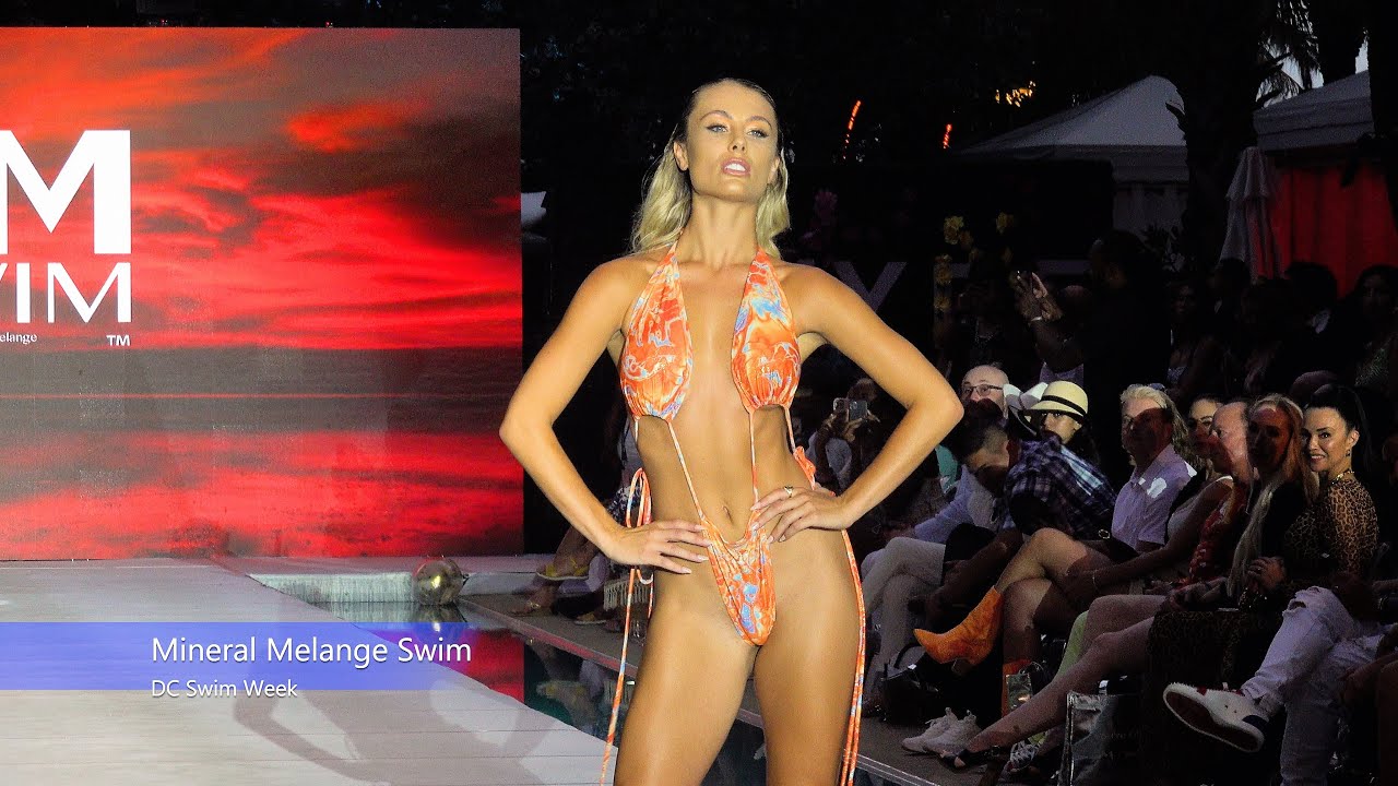 4K] Mineral Melange Swim ｜2022 Miami swim week _ DC swim week смотреть онлайн